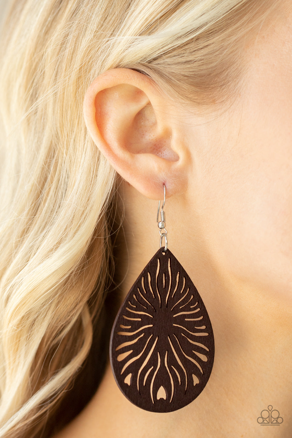 Paparazzi Earrings - Sunny Incantations - Brown