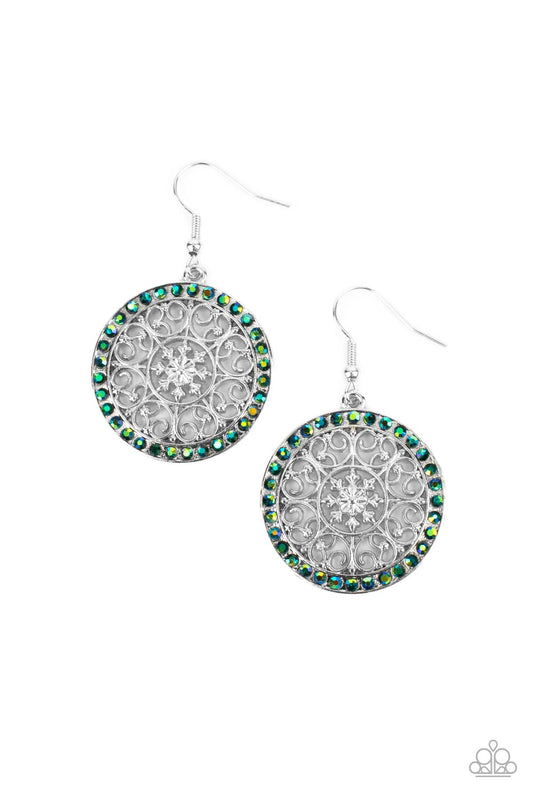 Paparazzi Earrings - Bollywood Ballroom - Green