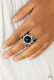 Paparazzi Ring - Pampered in Pearls - Black