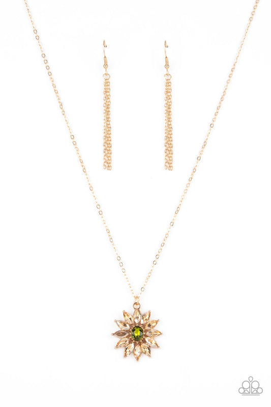 Paparazzi Necklace - Formal Florals - Gold