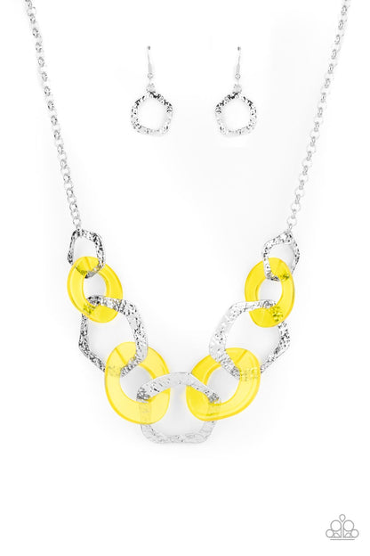 Paparazzi Necklace - Urban Circus - Yellow