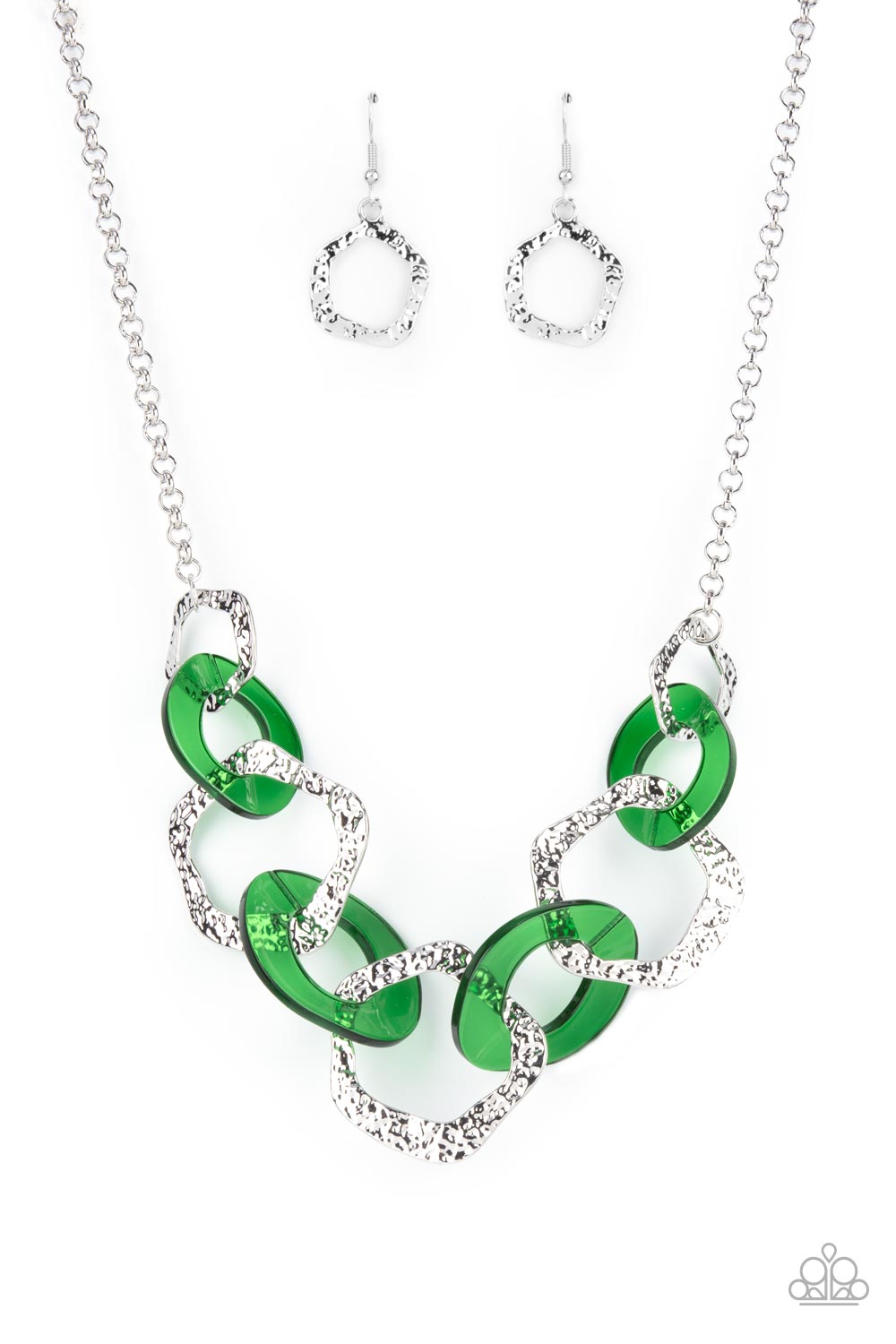 Paparazzi Necklace - Urban Circus - Green