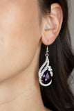 Paparazzi Earrings - Dancefloor Diva - Purple