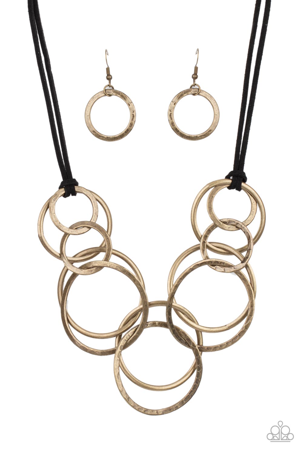 Paparazzi Necklace - Spiraling Out of COUTURE - Brass