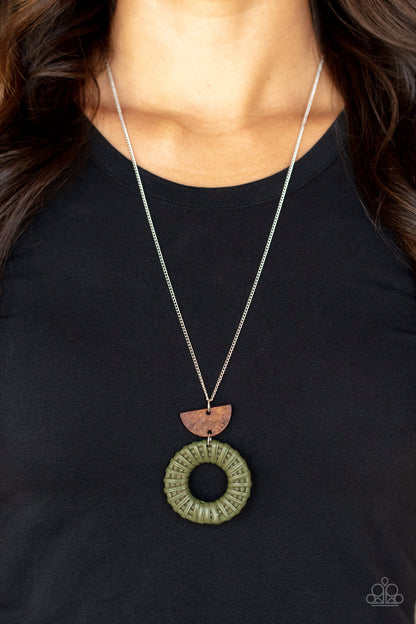 Paparazzi Necklace - Homespun Stylist - Green