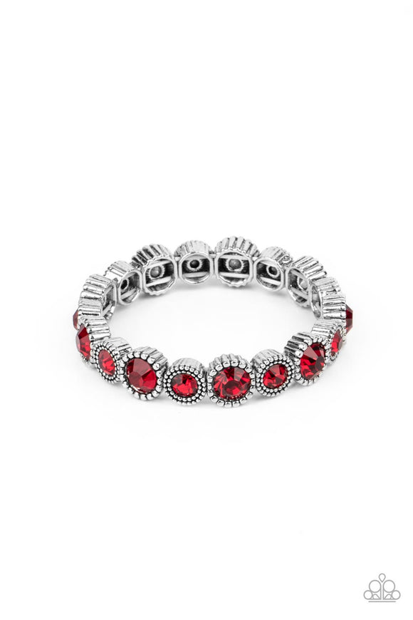 Paparazzi Bracelet - Phenomenally Perennial - Red