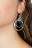 Paparazzi Earrings - Spun Out Opulence - Blue