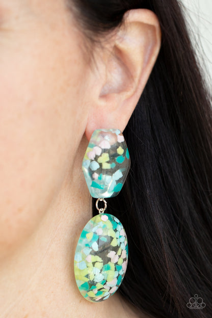 Paparazzi Earrings - Flaky Fashion - Multi