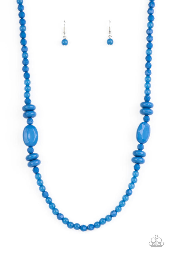 Paparazzi Necklace - Tropical Tourist - Blue