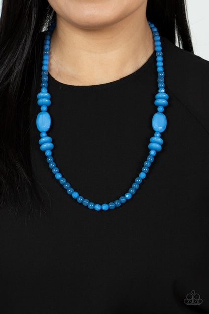 Paparazzi Necklace - Tropical Tourist - Blue