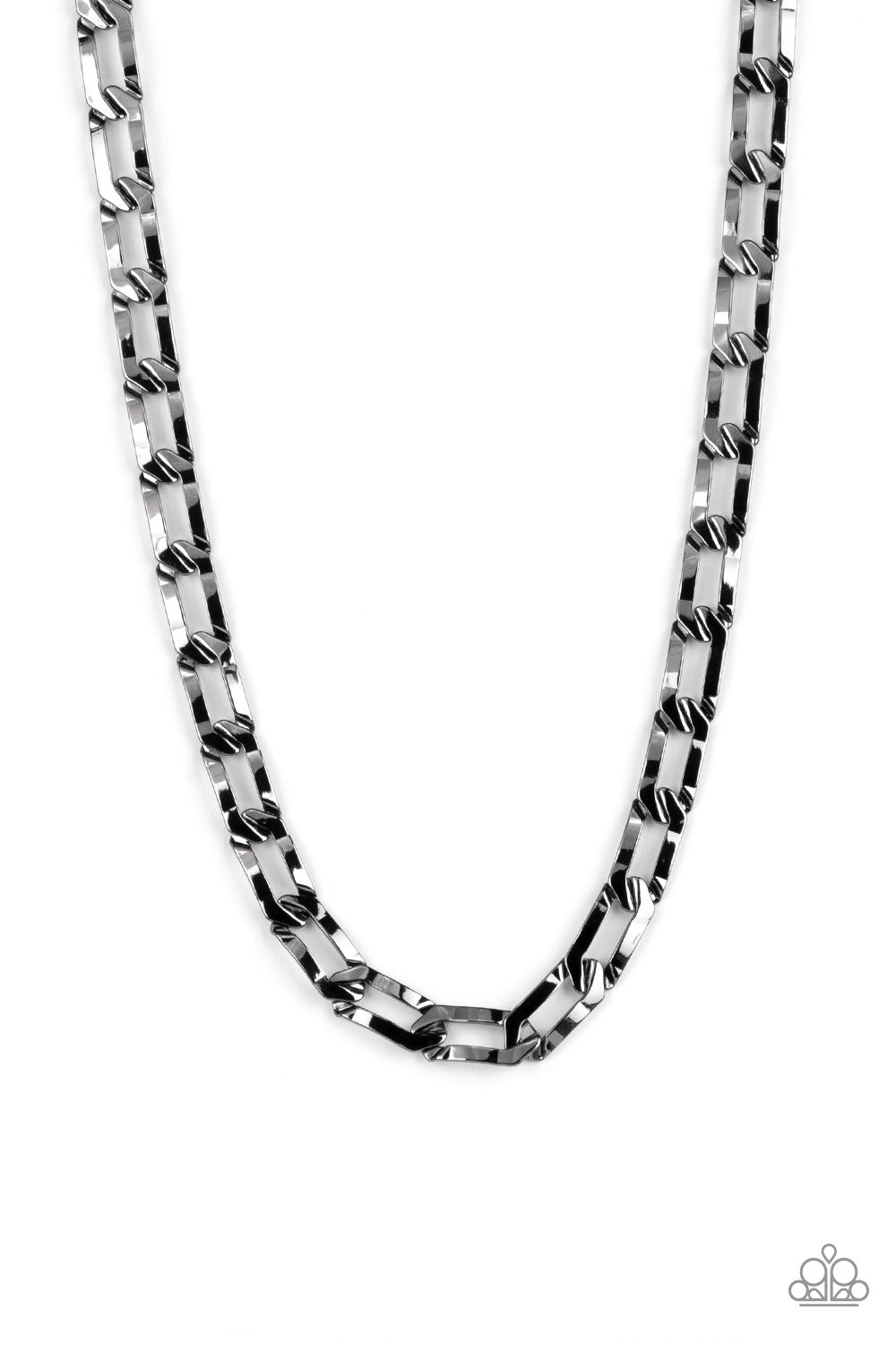 Paparazzi Urban Necklace - Full-Court Press - Black