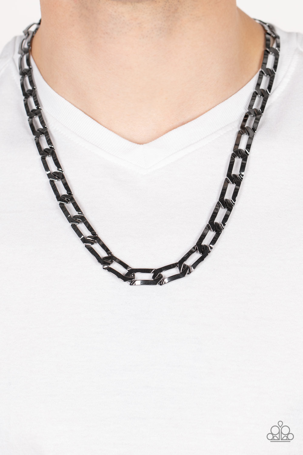 Paparazzi Urban Necklace - Full-Court Press - Black