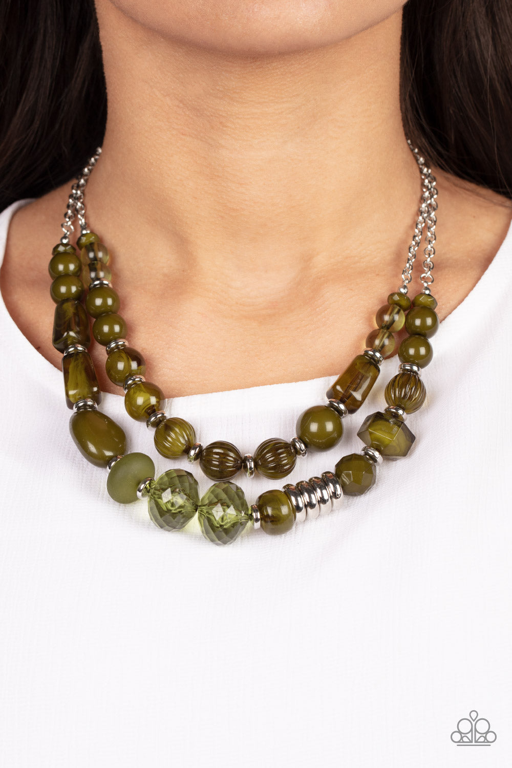 Paparazzi Necklace - Pina Colada Paradise - Green