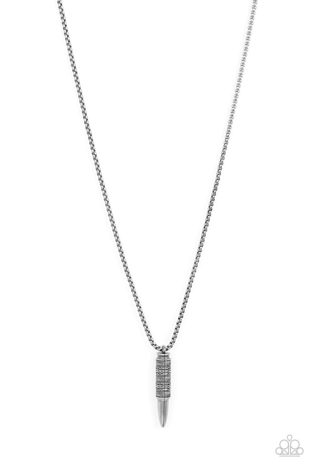 Paparazzi Urban Necklace - Highland Hunter - Silver