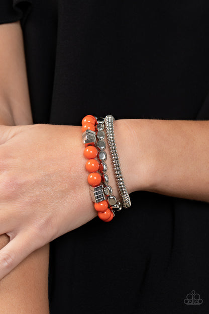 Paparazzi Bracelet - Tour de Tourist - Orange