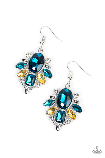 Paparazzi Earrings - Glitzy Go-Getter - Multi