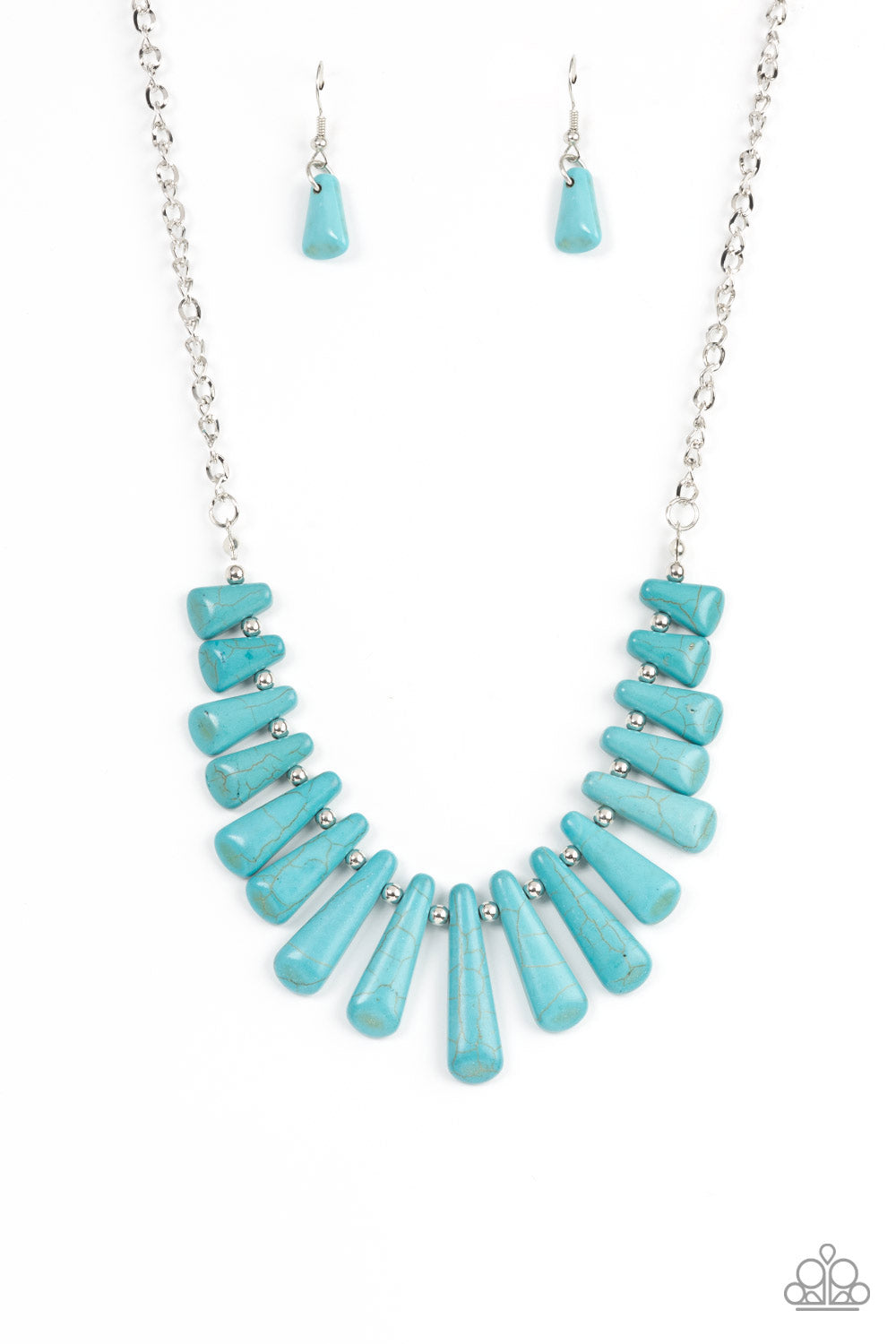 Paparazzi Necklace - Mojave Empress - Blue