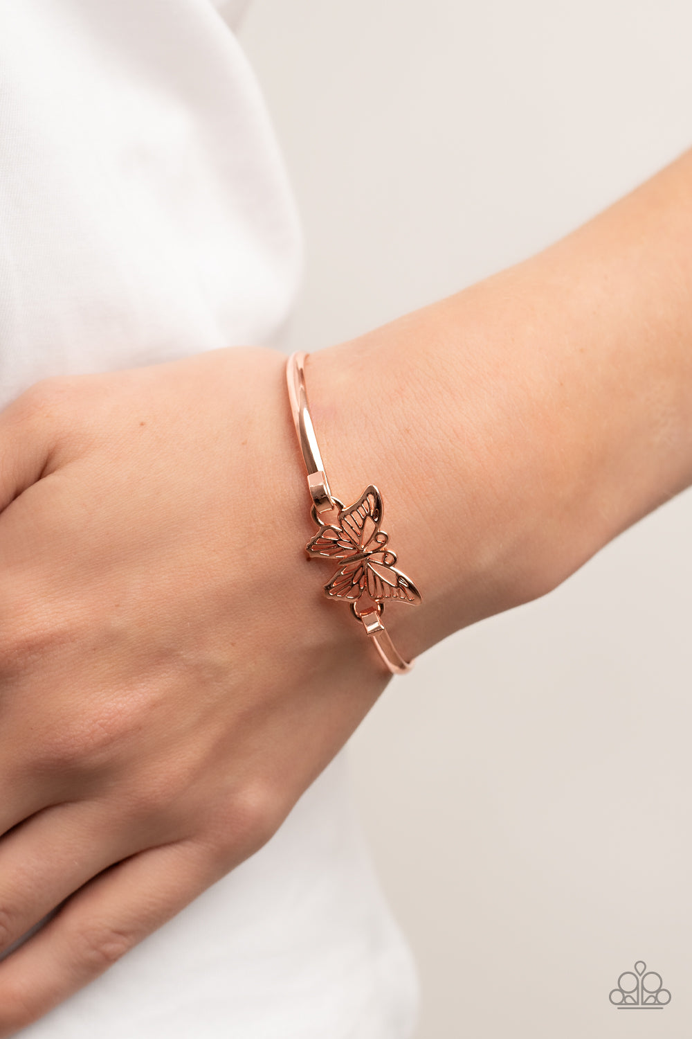 Paparazzi Bracelet - Did I FLUTTER? - Copper