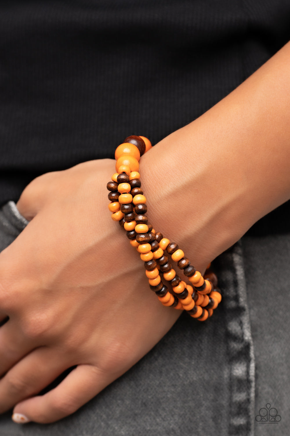 Paparazzi Bracelet - Oceania Oasis - Orange