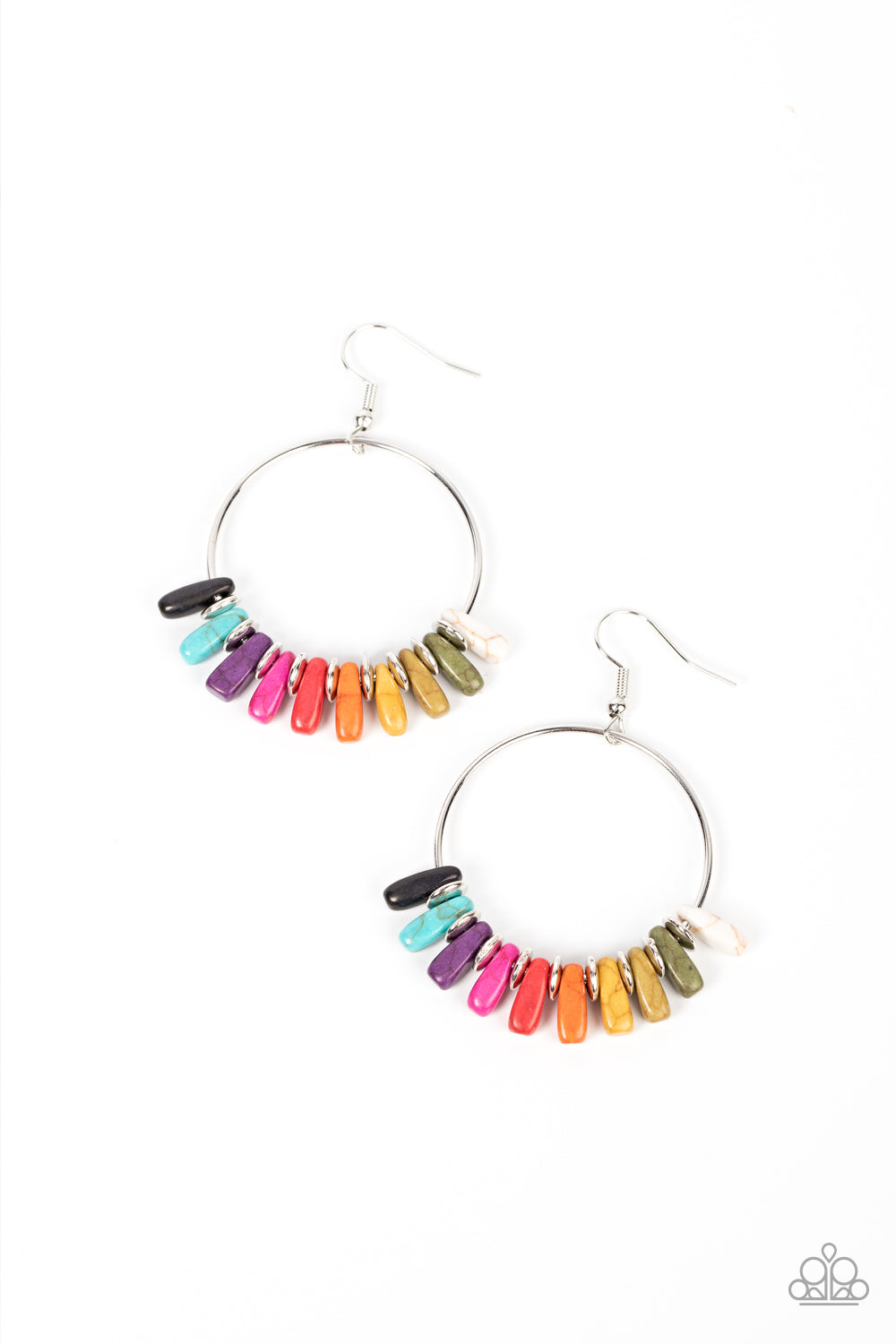 Paparazzi Earrings - Earthy Ensemble - Multi