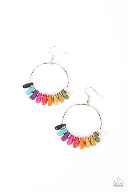 Paparazzi Earrings - Earthy Ensemble - Multi