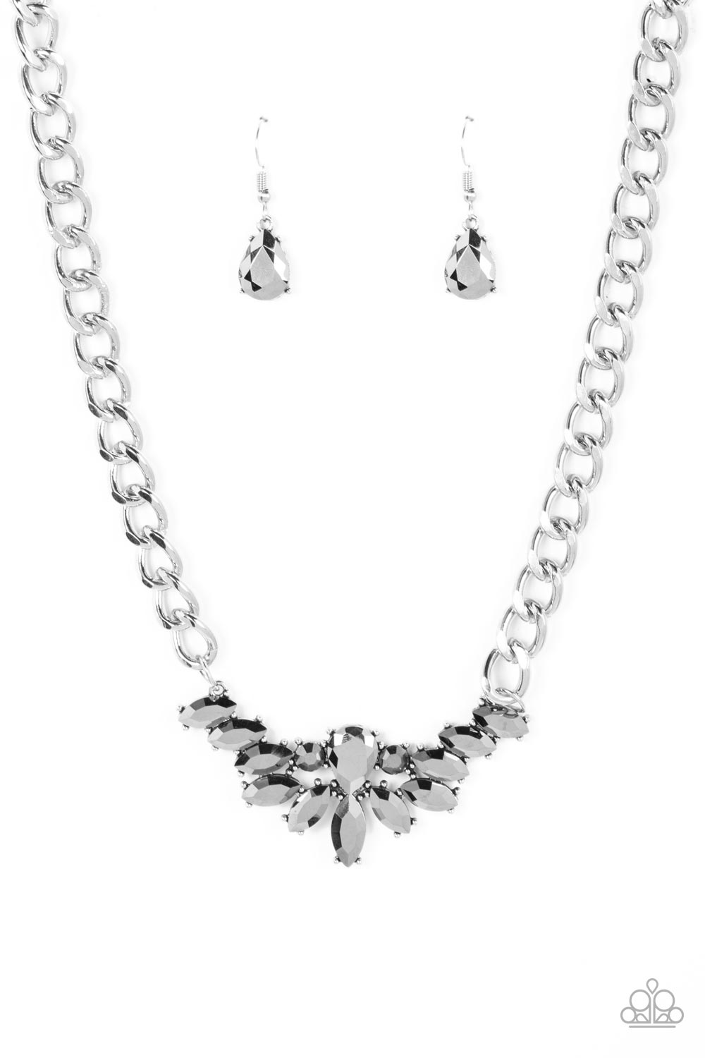 Paparazzi Necklace - Come at Me - Silver