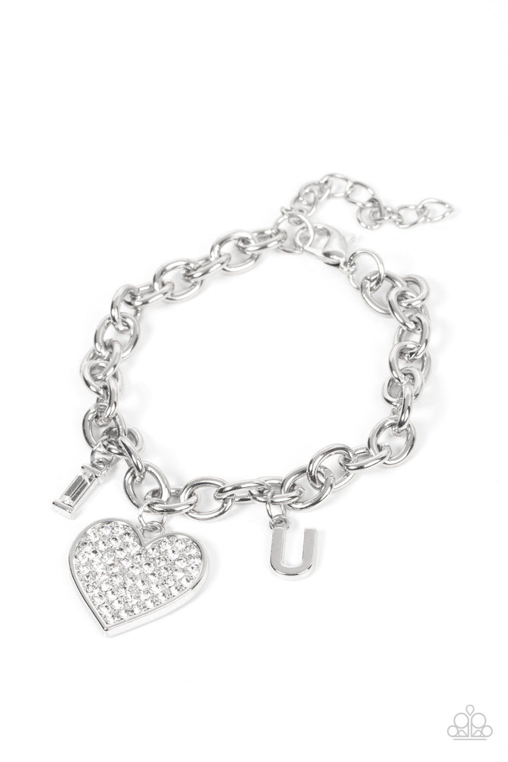 Paparazzi Bracelet - Declaration of Love - White