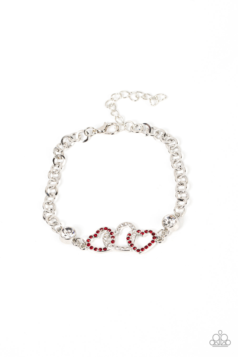 Paparazzi Bracelet - Desirable Dazzle - Red