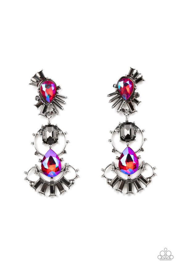 Paparazzi Earrings - Ultra Universal - Pink - Life of the Party July 2022