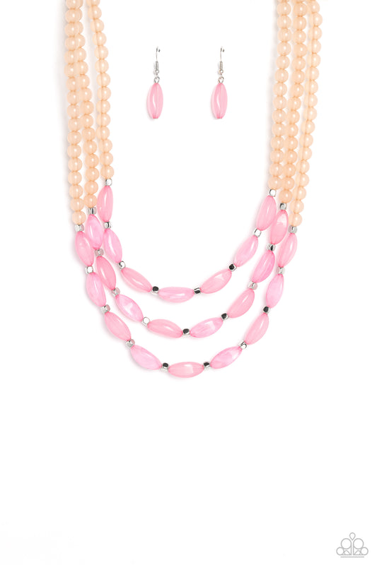 Paparazzi Necklace - I BEAD You Now - Pink