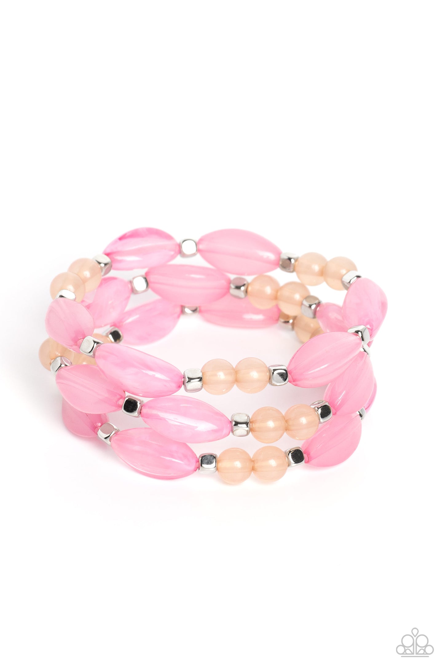 Paparazzi Bracelet - BEAD Drill - Pink