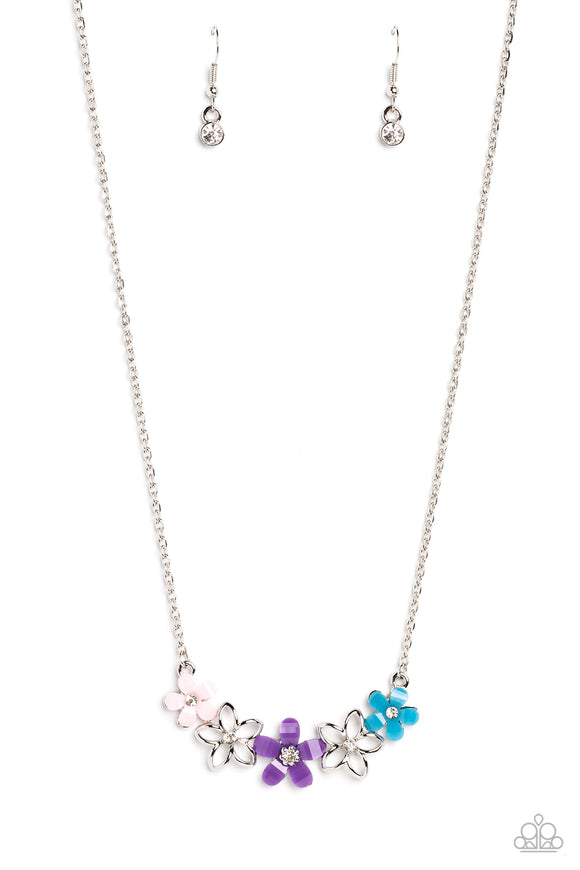 Paparazzi Necklace - WILDFLOWER About You - Purple