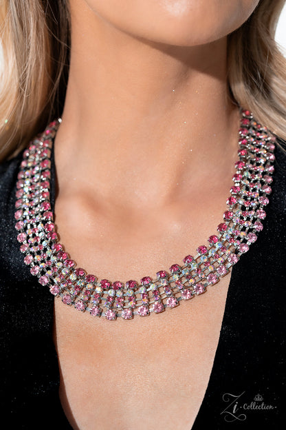 Paparazzi Zi Necklace - Flirtatious - Pink - 2023