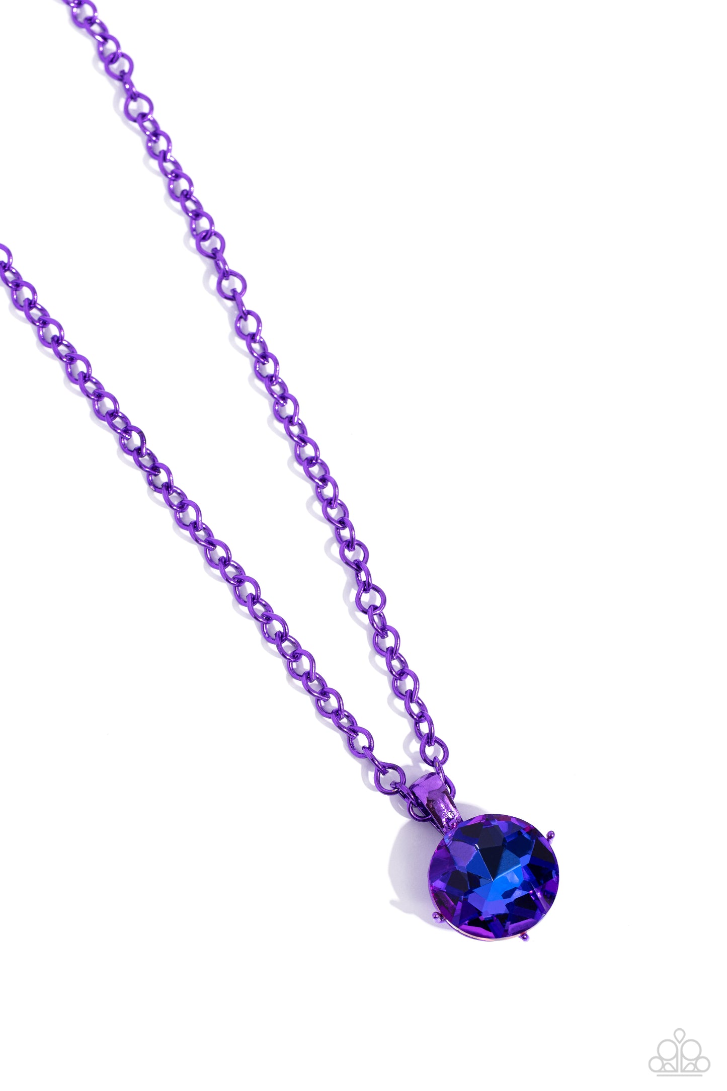 Paparazzi Necklace - Las Vegas DIP - Purple