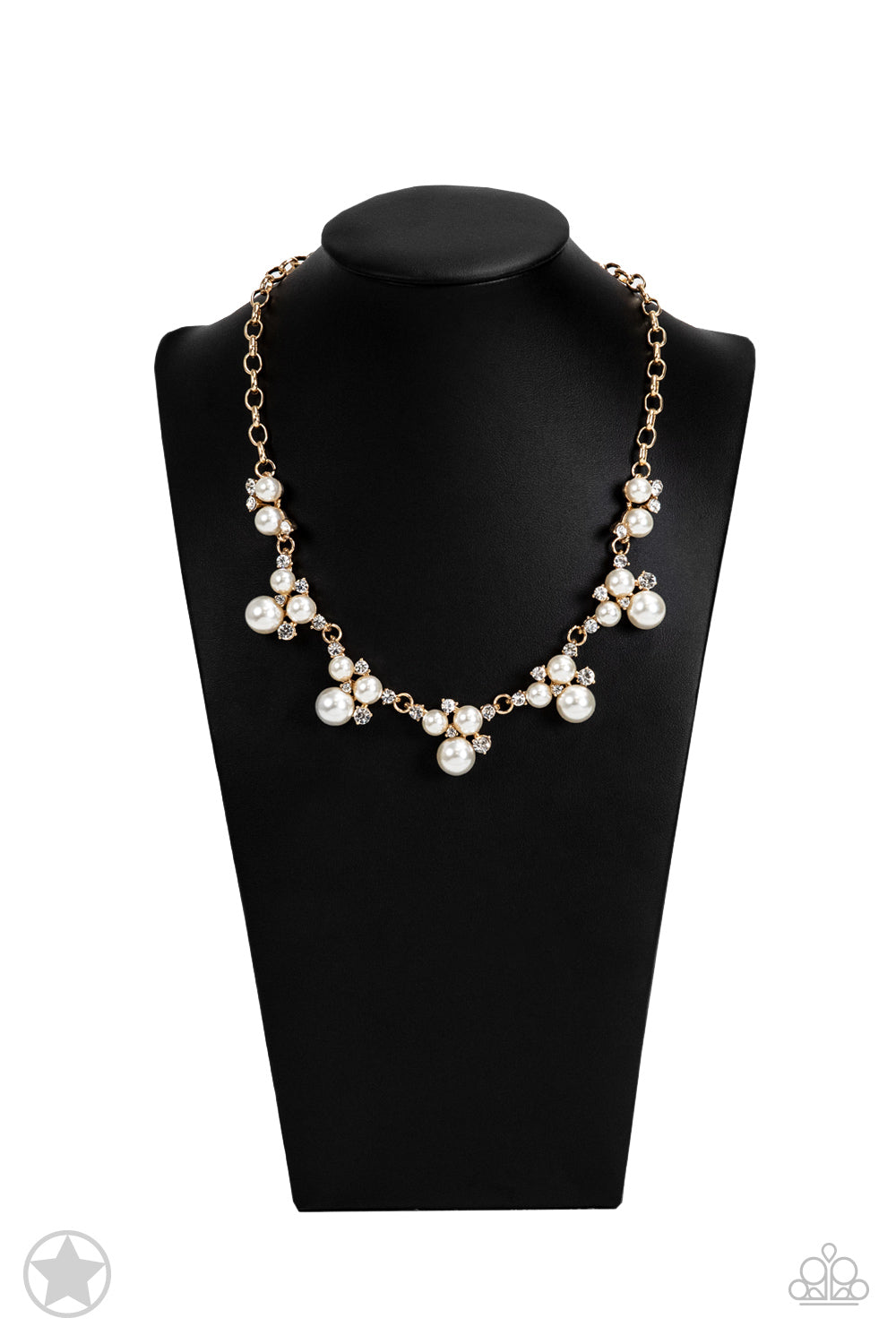 Paparazzi Blockbuster Necklace - Toast To Perfection - Gold