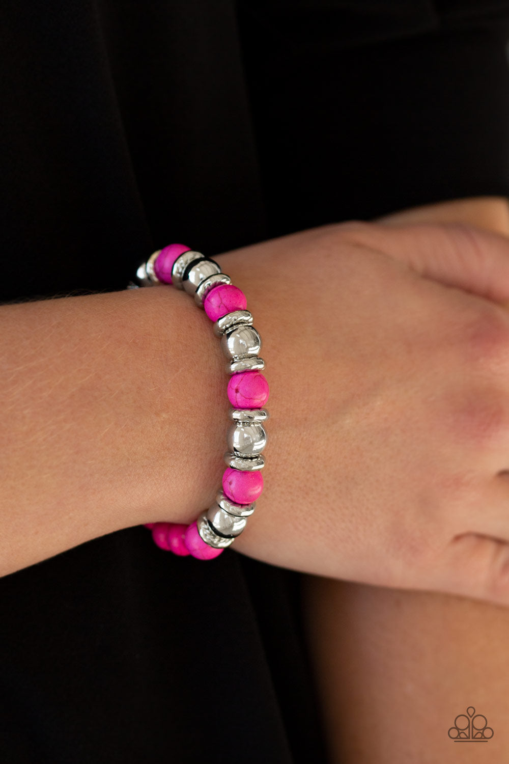 Paparazzi Bracelet - Across the Mesa - Pink