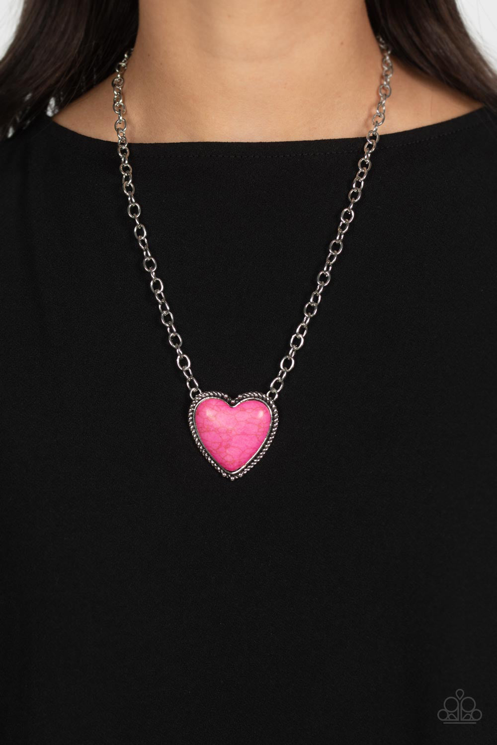 Paparazzi Necklace - Authentic Admirer - Pink