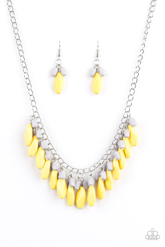 Paparazzi Necklace - Bead Binge - Yellow