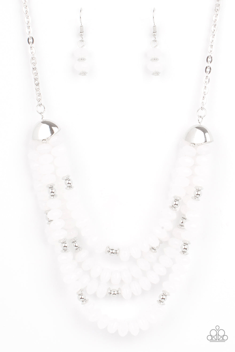 Paparazzi Necklace - Best POSH-ible Taste - White