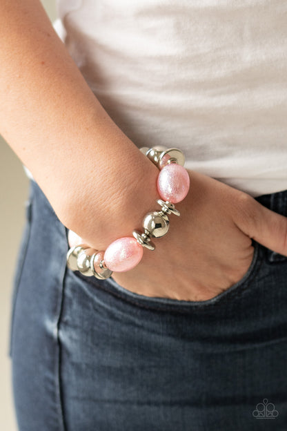 Paparazzi Bracelet - Big League Luster - Pink