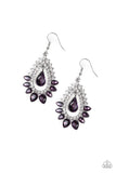 Paparazzi Earrings - Boss Brilliance - Purple