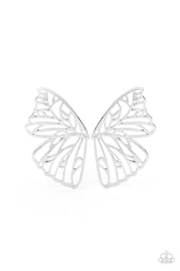 Paparazzi Life of the Party - Butterfly Frills - Silver - August 2021