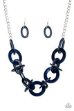 Paparazzi Necklace - Chromatic Charm - Blue