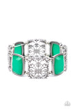 Paparazzi Bracelet - Colorful Coronation - Green