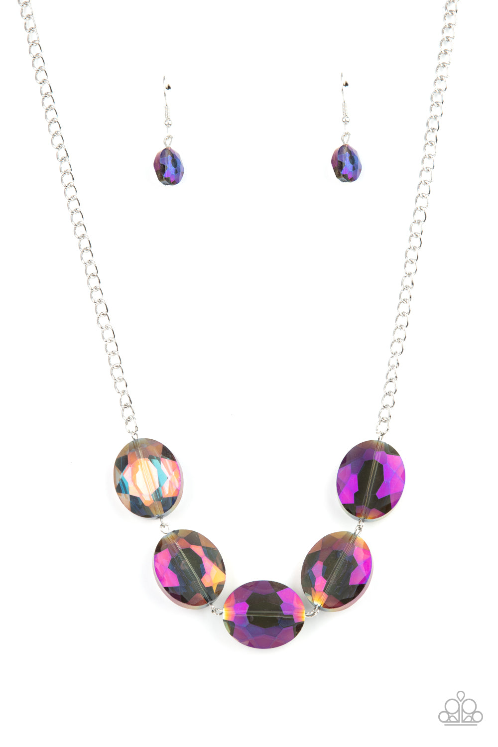 Paparazzi Necklace - Cosmic Closeup - Purple