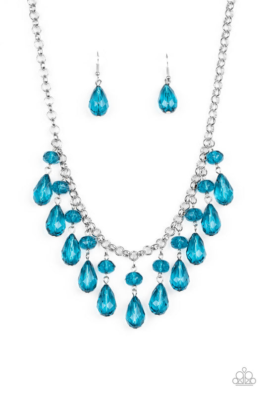 Paparazzi Necklace - Crystal Enchantment - Blue