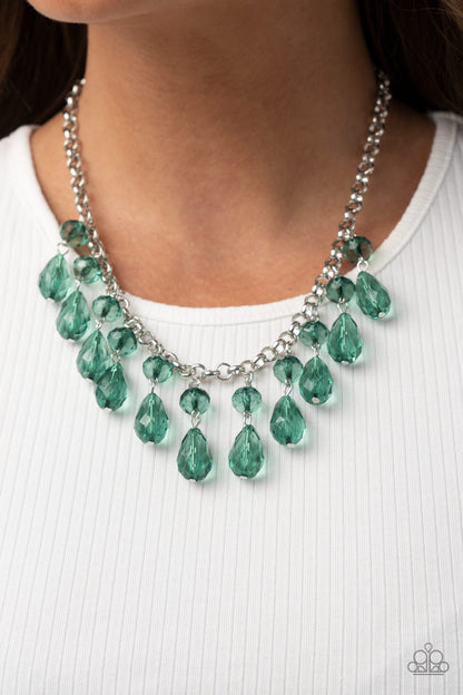 Paparazzi Necklace - Crystal Enchantment - Green