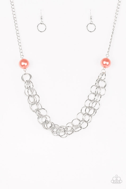 Paparazzi Necklace - Daring Diva - Orange