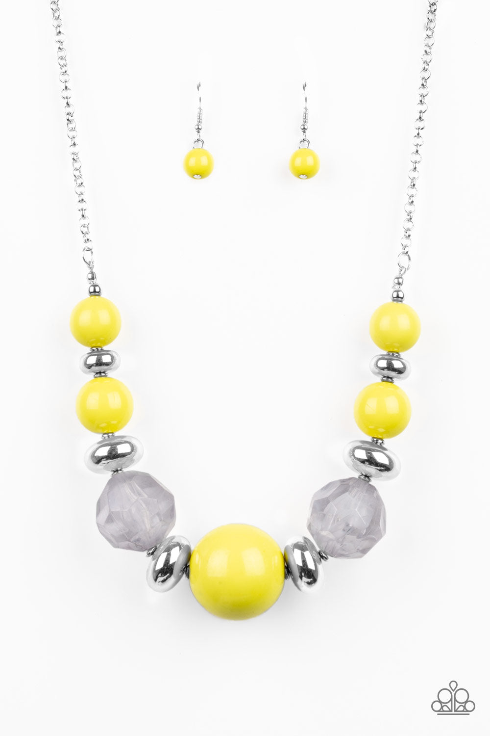 Paparazzi Necklace - Daytime Drama - Yellow