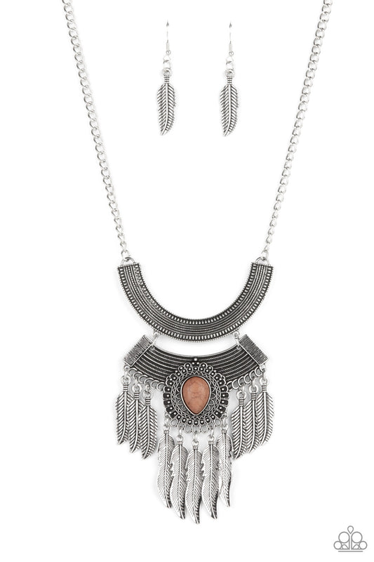 Paparazzi Necklace - Desert Devotion - Brown